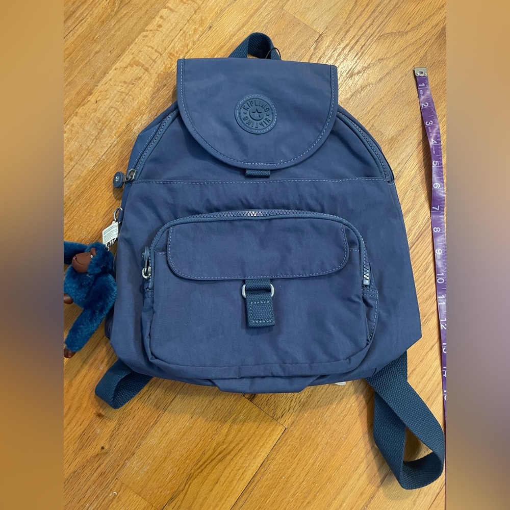 Kipling Queenie backpack - delicate blue-NWT